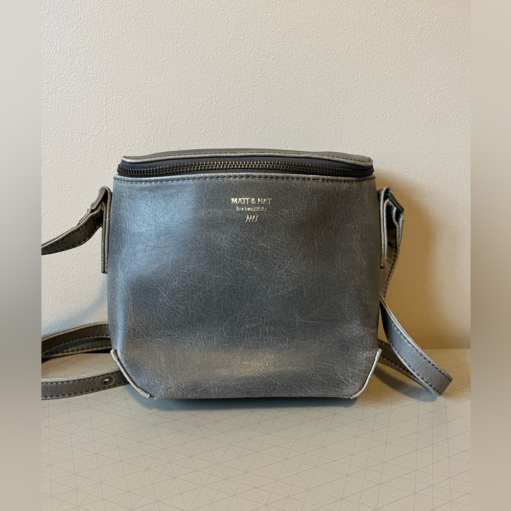 Matt & Nat Gray Crossbody Bag